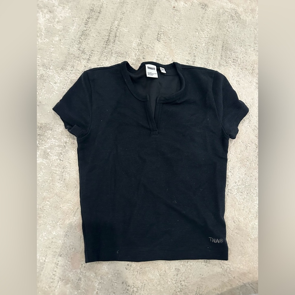 TNA Classic Black Short Sleeve Tee